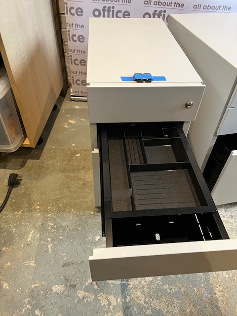 Bisley Note Pedestal Slimline 300mm Wide Refurbished