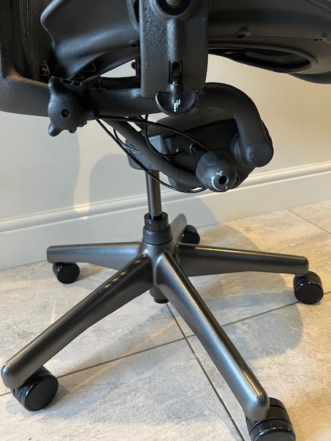 Herman Miller Aeron Posturerfit Size B in Black - Refurbished
