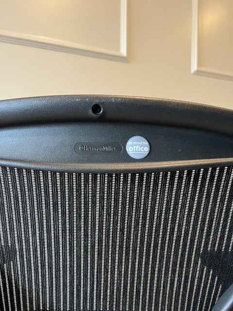Herman Miller Aeron Posturerfit Size B in Black - Refurbished