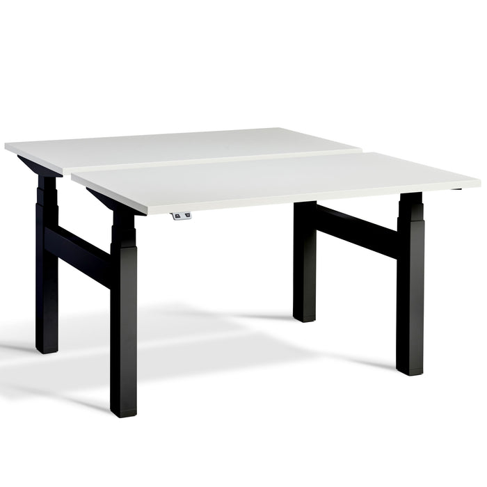 Duo Rectangular Back to Back Height Adjustable Desks